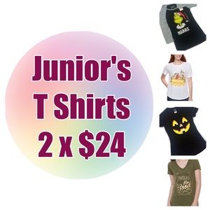 Any 2 Junior T shirt for $24